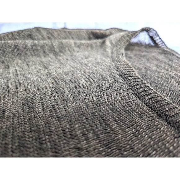 RLX RALPH LAUREN 100% Linen Top Olive Green Long Sleeve Size S - Picture 5 of 6